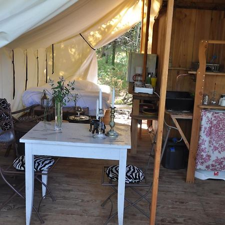 Hôtel Camping Glamping Terre Rouge à Villecomtal Extérieur photo